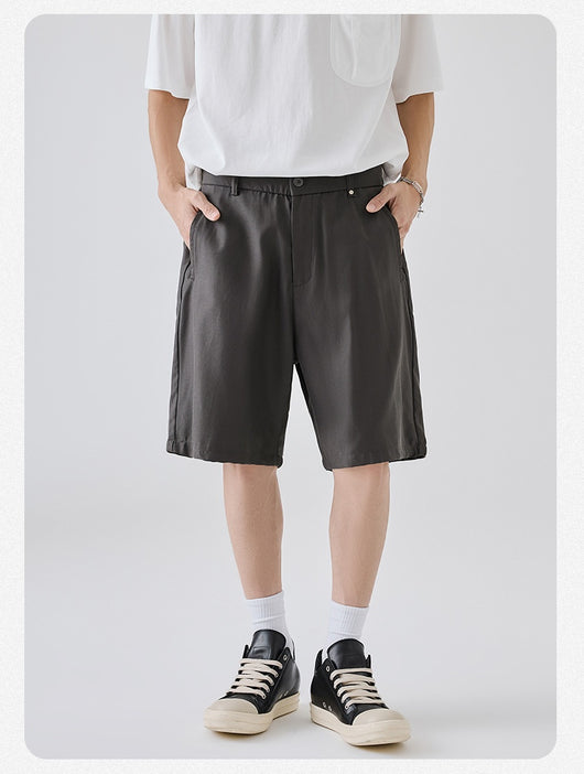 Shorts Casuales de Lyocell para Hombre - Comodidad de Verano Premium - Image 23