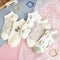 Pack 5 Pares de Calcetines Cortos para Mujer con Estampado Floral