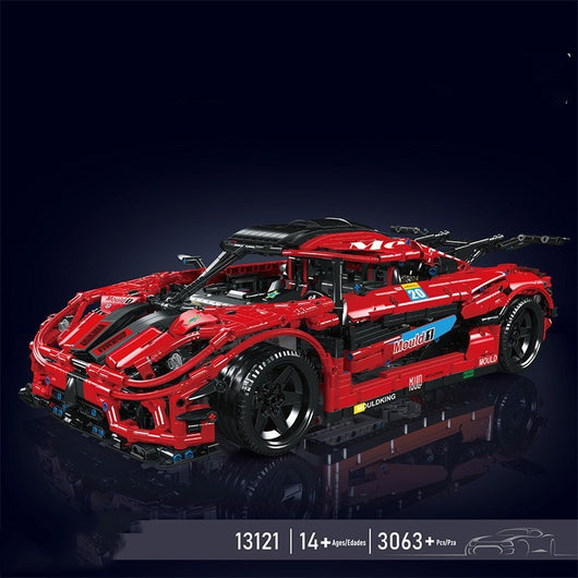 Auto Deportivo de Carreras - Kit de Construcción con Bloques de Precisión Serie 13103-13175 - Image 15