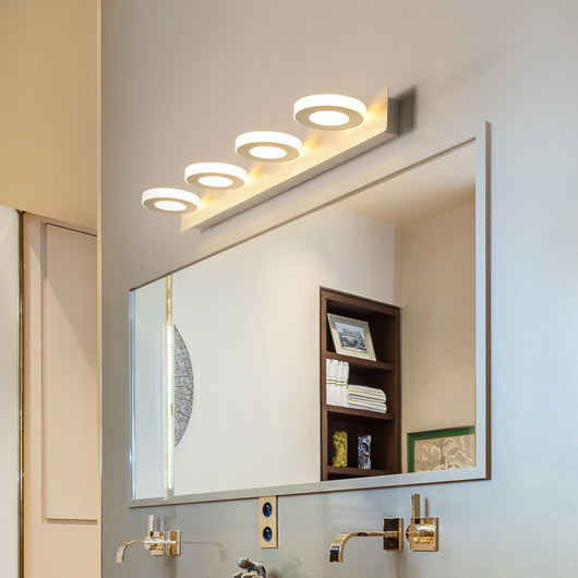 Espejo de Baño con Luz LED Moderna - Protección Visual y Maquillaje Profesional - Image 2