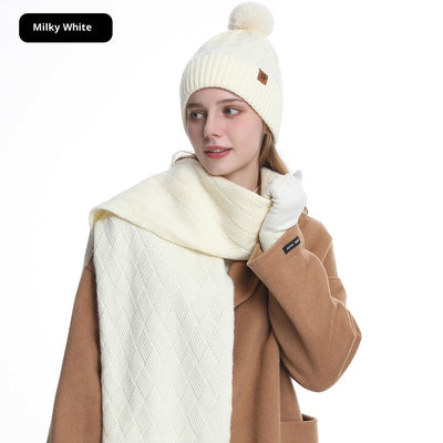 Conjunto Completo de Abrigo: Gorro, Bufanda y Guantes en Lana Térmica - Image 10