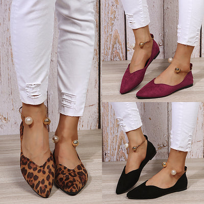 Zapatos Planos Punta Afilada Cómodos y Versátiles para Mujer - Image 10