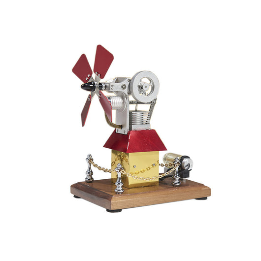 Generador Eólico Grande con Motor de Combustión Externa - Kit Educativo de Física - Image 6