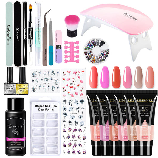 Set Completo de Manicura Profesional con Pegamento Extendido y Herramientas - Image 10