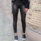 Leggins Brillantes con Estampado de Leopardo