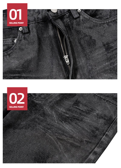 Pantalones Negros de Pierna Ancha con Corte Slim - Image 13