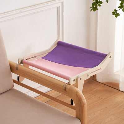 Cama Colgante para Gatos - Ventana y Balcón con Cristal y Madera - Image 7