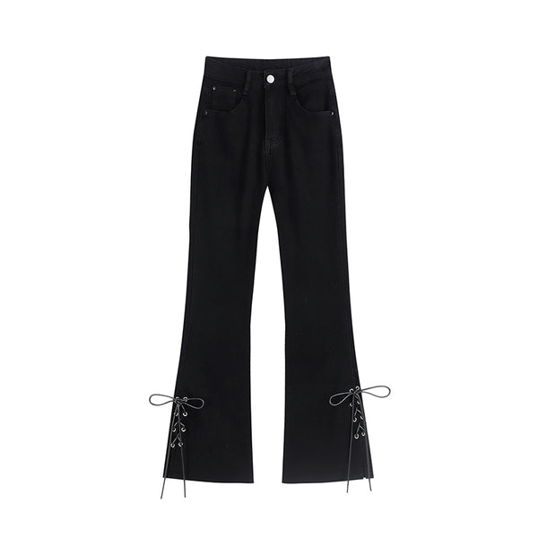 Pantalones Cortos Cropped Hot Girl con Moño