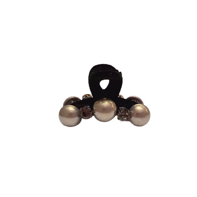 Mini Pinza para Cabello de Alta Gama con Perla Negra - Image 5