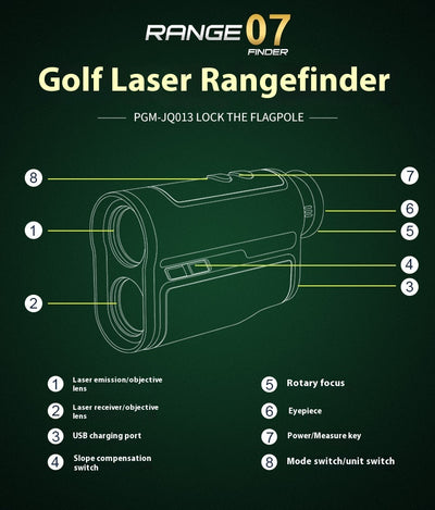 Telémetro Láser PGM Golf con Compensación de Pendiente - Image 15
