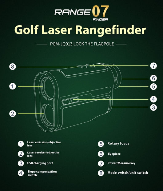 Telémetro Láser PGM Golf con Compensación de Pendiente - Image 15