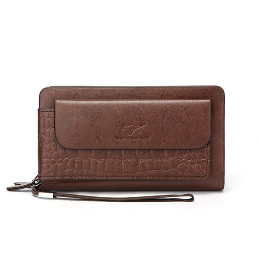 Maletín de Cuero Suave para Hombre con Múltiples Compartimentos - Image 5
