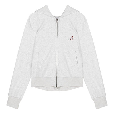 Sudadera Abrigo Gris con Capucha de Manga Larga para Mujer - Image 5