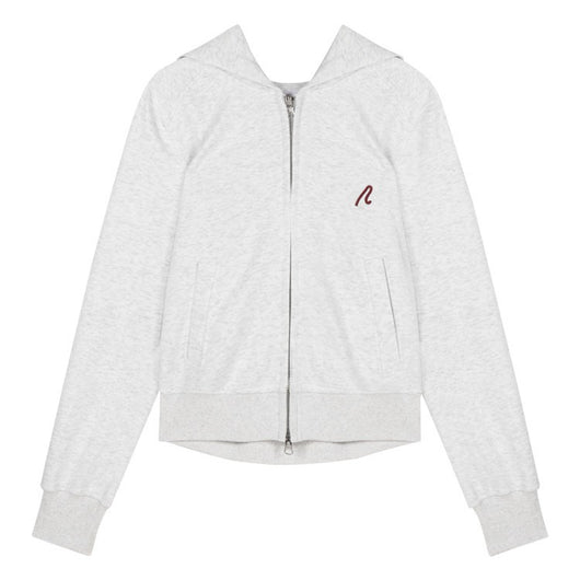 Sudadera Abrigo Gris con Capucha de Manga Larga para Mujer - Image 5