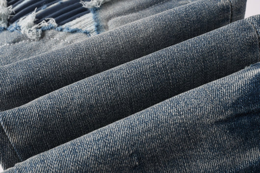 Jeans Slim Fit para Hombre con Detalles Rotos - Image 16