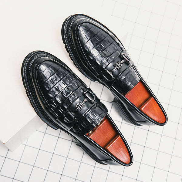 Zapatos de Estilo Casual Británico con Punta Afilada - Diseño Coreano Moderno