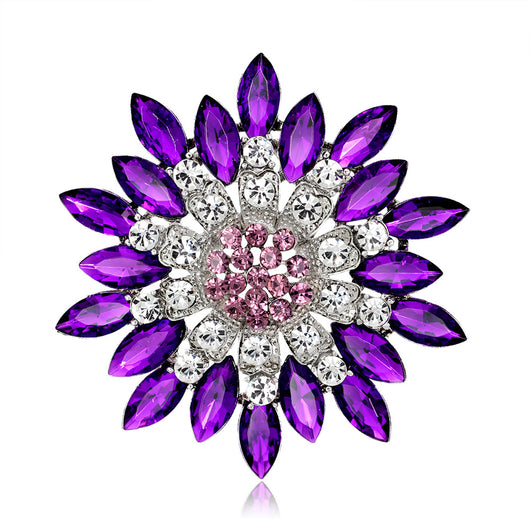 Broche Retro de Cristal Versátil para Cualquier Estilo - Image 2
