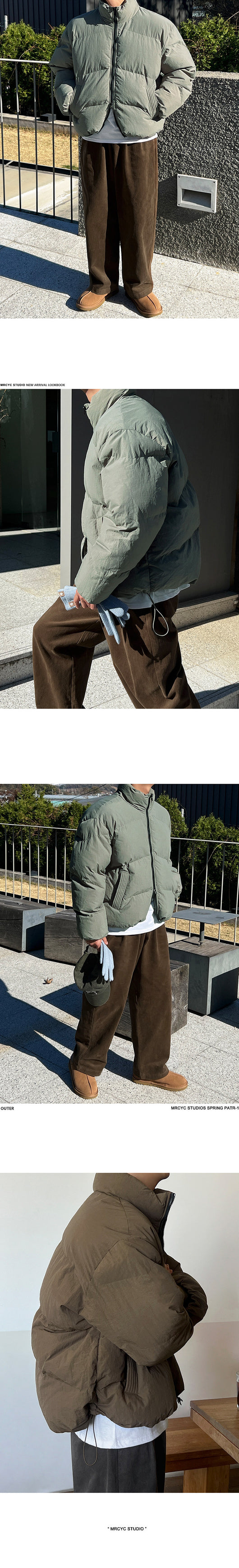 Chaqueta de Plumas Suelta Cálida Estilo Coreano para Hombre - Image 11
