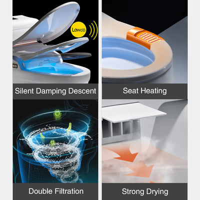 Asiento de Inodoro Inteligente con Función de Calefacción y Lavado Automático - Image 3