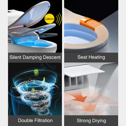 Asiento de Inodoro Inteligente con Función de Calefacción y Lavado Automático - Image 3