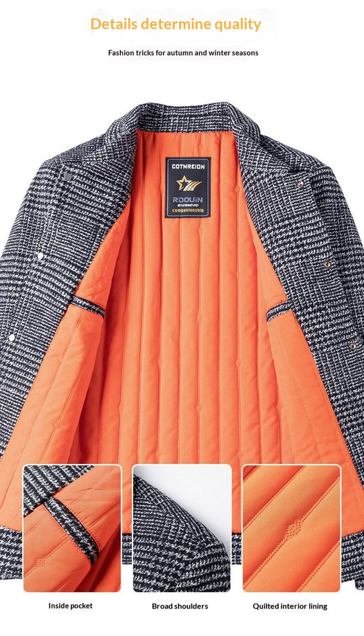 Chaqueta Casual de Solapa para Hombre - Estilo Otoño Moderno - Image 9