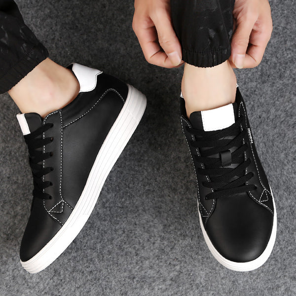 Zapatos Deportivos Casuales con Plantilla Elevadora y Tacón Plano para Hombre