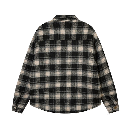 Abrigo Acolchado de Cuadros para Hombre - Image 20