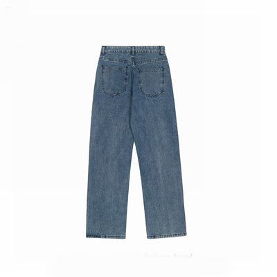 Jeans Desgastados con Letras Estampadas de la Calle - Image 10