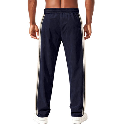 Pantalones de Chándal Holgados con Franja Lateral para Hombre - Image 13