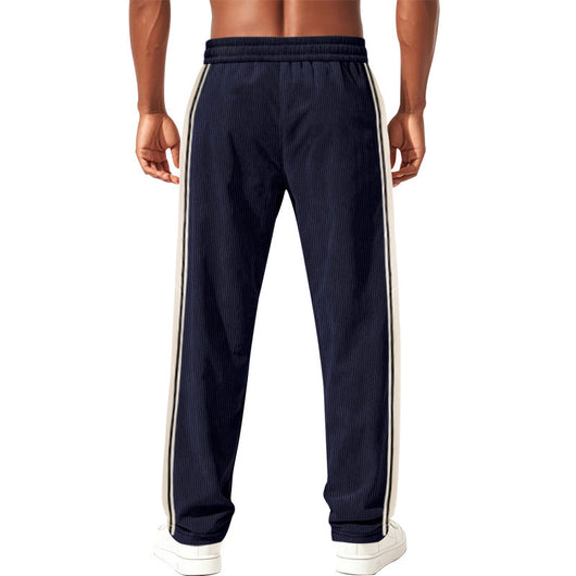 Pantalones de Chándal Holgados con Franja Lateral para Hombre - Image 13