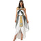 Disfraz Diosa Cleopatra Blanco Elegante