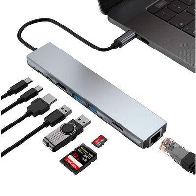 Estación de Expansión USB-C 8 en 1 - Hub Docking Multifunción - Image 7