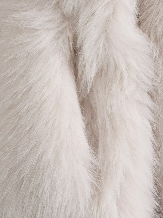 Abrigo de Pelaje Suelto Largo Elegante para Mujer - Image 18