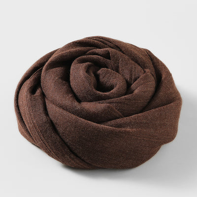 Pañuelo de Algodón y Lino Artístico de Color Sólido para Mujer - Image 19