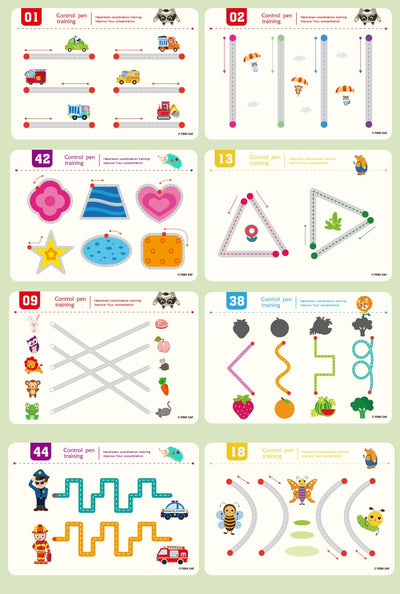 Tarjetas de Práctica para Control de Escritura - Educación Inicial Borrable - Image 17