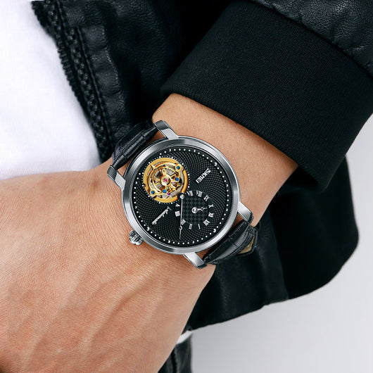 Reloj Automático Mecánico para Hombre con Corona de Cebolla - Image 11