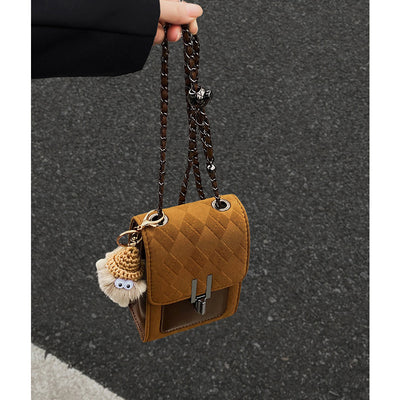 Bolso Crossbody para Teléfono con Cadena - Otoño Invierno - Image 4