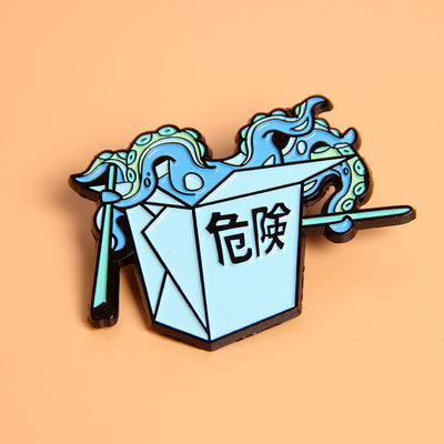 Broche Aleación Cartoon Peligro - Insignia de Moda - Image 5