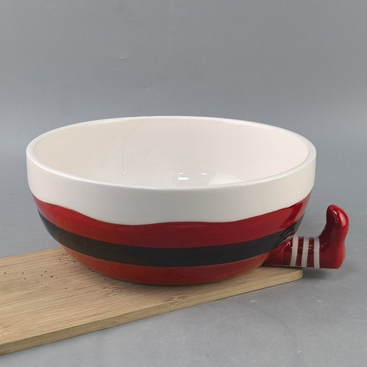 Bandeja Decorativa de Cerámica Navideña para Frutas y Snacks - Image 3