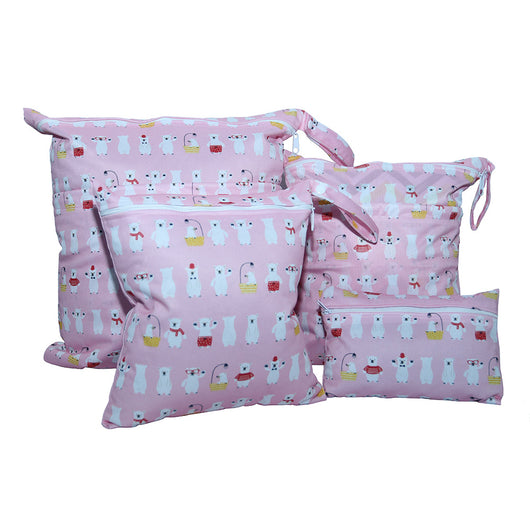 Bolsa Organizadora de Pañales con Estampados Infantiles - Set de 4 Piezas - Image 24