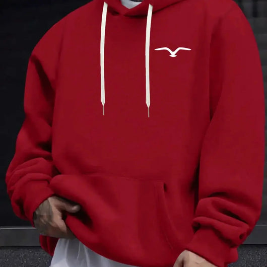 Sudadera Casual con Estampado de Aves para Hombre - Image 19