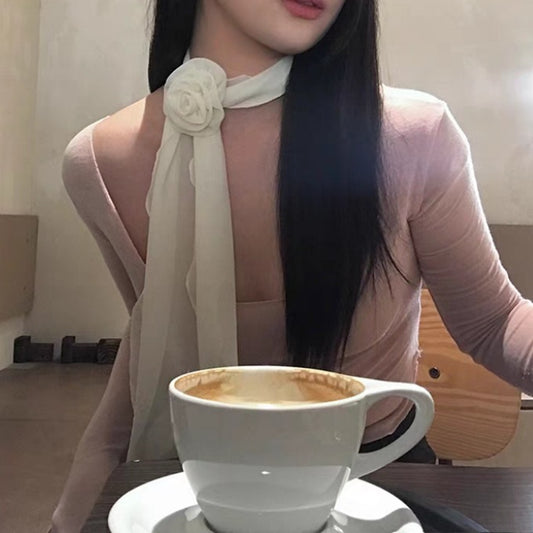 Pañuelo Elegante Tonos Rosa Puro