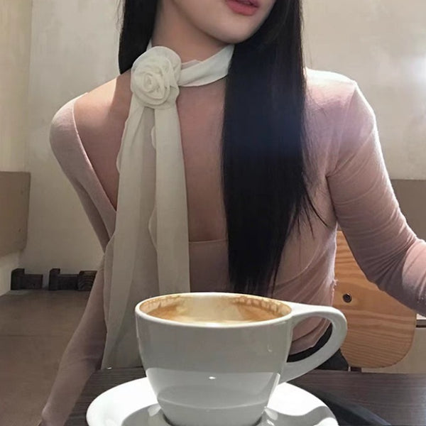 Pañuelo Elegante Tonos Rosa Puro