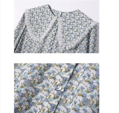 Blusa Estampada Cuadros Vichy con Cuello Muñeca - Image 14