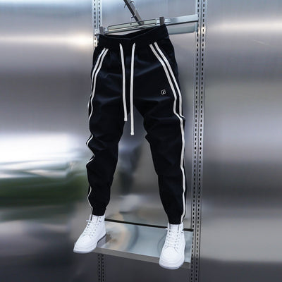 Pantalones Casuales Holgados a Rayas para Hombre - Image 3