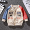 Chaqueta Béisbol Infantil Oso Grizzly Estilo Coreano