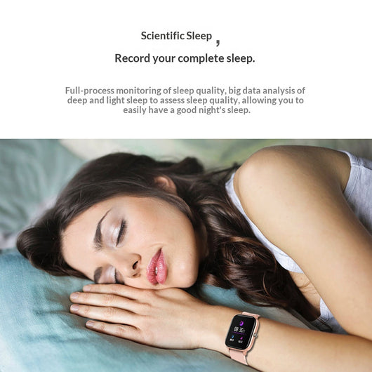 Pulsera Smartwatch Táctil con Monitor de Frecuencia Cardíaca y Presión Arterial - Image 13