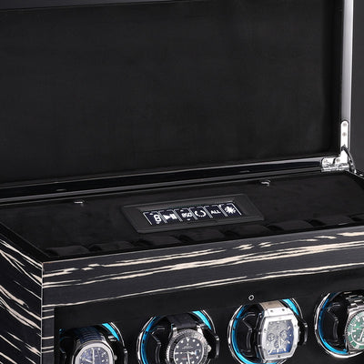 Caja Relojera con Motor Automático y Luz LED Ambiental - Image 2