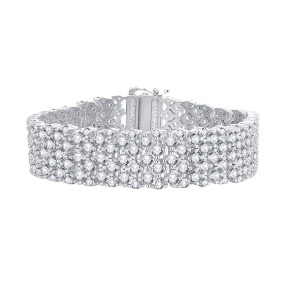 Pulsera Avanzada Estrella Brillante con Incrustaciones de Río