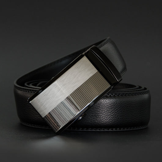 Cinturón de Cuero Bovino de Doble Capa para Hombre - Image 8